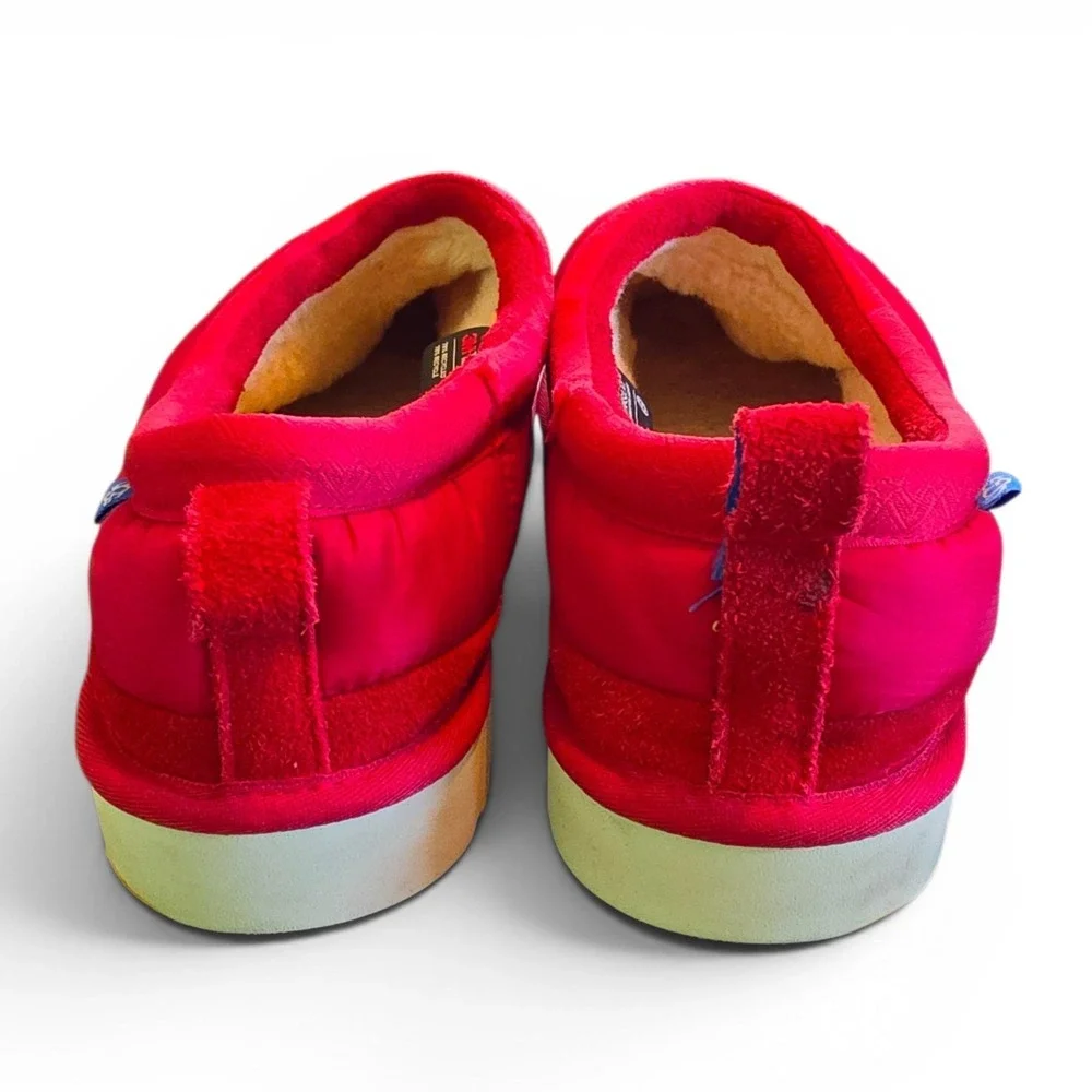 UGG Tasman LTA Red Quilted Puffer Slippers 3M Thinsulate Mens Size 11 SN 1127735